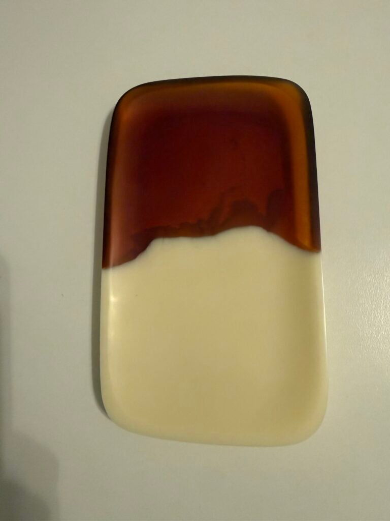 The Entryway Catchall: Hand-Cast Marbleized Resin Valet Tray