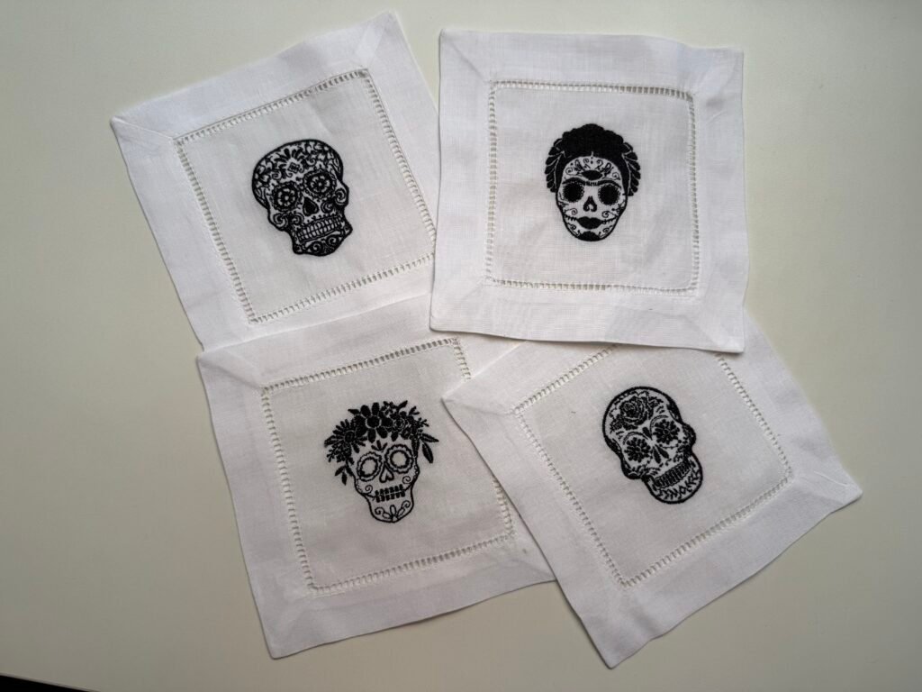 Día de Muertos: The Heirloom Cocktail Napkins (Set of 4)